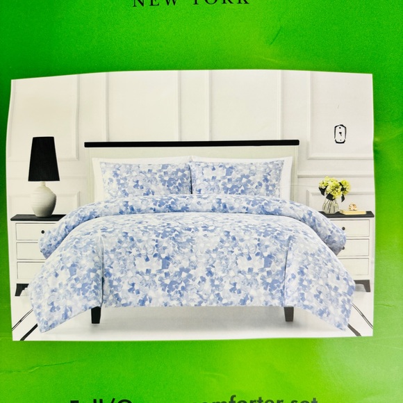 NWT KATE SPADE Inky Floral Comforter Set - Picture 3 of 4
